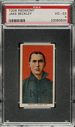 1909-1911 T206 White Border Jake Beckley PSA VG-EX 4