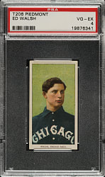 1909-1911 T206 White Border Ed Walsh PSA VG-EX 4