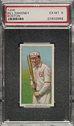 1909-1911 T206 White Border Bill Sweeney PSA EX-MT 6