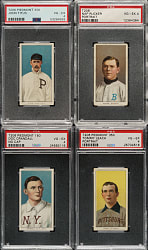 1909-1911 T206 White Border PSA VG-EX 4 Portrait Collection (30)