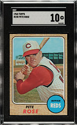 1968 Topps #230 Pete Rose SGC GEM MINT 10 - 1 of 1!