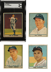 1941 R336 Play Ball Partial Set (51/72) Including #71 Joe DiMaggio SGC VG 3 Plus 17 Duplicates