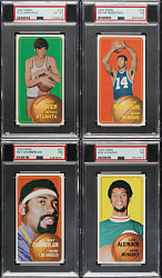 1970-1971 Topps Hall of Fame Basketball PSA-Graded Complete Subset (53)