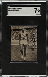 1936 Kosmos Olympia 1936 #58 Jesse Owens Rookie SGC NM 7