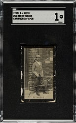 1902 F.& J. Smith Champions of Sport #16 Harry Vardon SGC POOR 1