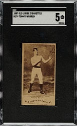 1887 N174 Old Judge Boxing Tommy Warren SGC EX 5