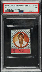 1958-1959 Tupinamba Ltda. Colecao Quigol Soccer #109 Pele Rookie PSA POOR 1