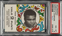 1970 Baggioli Caccia Al Campione Boxing Cassius Clay with Tab PSA NM-MT 8 - 1 of 2 - Highest Graded!