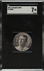 1909-1911 E254 Colgan's Chips Cy Young SGC NM 7