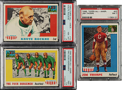 1955 Topps All-American Football PSA-Graded Complete Set (100)
