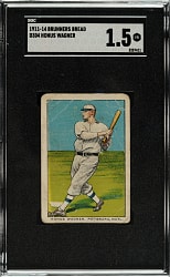 1911-1914 D304 Brunners Bread Honus Wagner SGC FAIR 1.5
