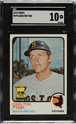 1973 Topps #193 Carlton Fisk SGC GEM MINT 10 - 1 of 1!