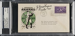 1939 Honus Wagner Signed First-Day Cover PSA/DNA MINT 9
