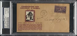1939 Larry "Napoleon" Lajoie Signed Baseball Centennial First-Day Cover - PSA/DNA