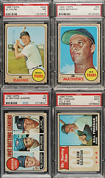 1968 Topps Detroit Tigers PSA-Graded Complete Team Set (28)