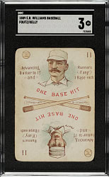 1889-1890 E. R. Williams Mike "King" Kelly and Dave Foutz SGC VG 3