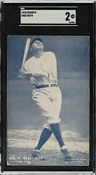 1928 Exhibits Babe Ruth SGC GOOD 2