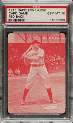 1913 Lajoie Game Card Napolean Lajoie PSA GEM MINT 10