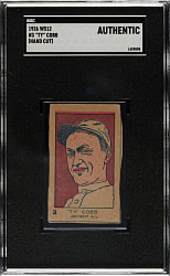 1926 W512 #3 Ty Cobb SGC Authentic