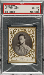 1909 T204 Ramly Tobacco Johnny Lush PSA EX-MT 6
