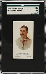 1888 N28 Allen & Ginter Joseph Mulvey SGC EX/NM 80