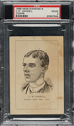 1889 N526 Diamond S Cigar C. W. Ganzel PSA GOOD 2