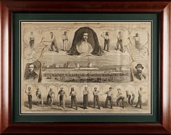 1865 Frank Leslie's Illustrated Newspaper Woodcut with Jim Creighton