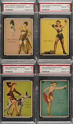 1944 R59 American Beauties Complete Set (24): #11 PSA Set Registry (7.71 GPA)