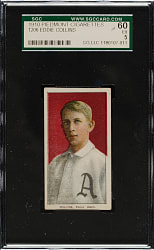 1909-1911 T206 White Border Eddie Collins SGC EX 60