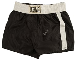 Muhammad Ali Signed Boxing Trunks - JSA