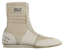 Muhammad Ali "AKA Cassius Clay" Twice-Signed Boot - JSA