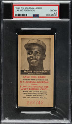 1954 N. Y. Journal American Jackie Robinson PSA GOOD+ 2.5