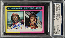 Signed 1975 Topps Mini #307 Dick Allen/Mike Schmidt - PSA/DNA