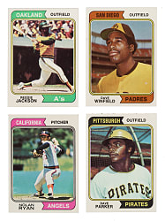 1974 Topps Complete Set (660) Plus Traded Series (44) and Team Checklists (24)