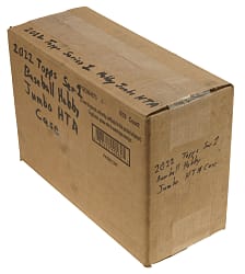 2022 Topps First Series Factory-Sealed Unopened Hobby Jumbo HTA Case (6 Boxes) - Cal Raleigh Rookie Year