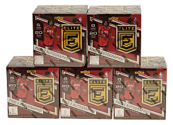 2021-2022 Panini Donruss Elite Basketball Factory-Sealed Unopened Hobby Box Collection (5 Boxes, 100 Packs) - Cade Cunningham Rookie Year