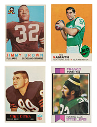 1950 to 1973 Topps, Bowman, and Philadelphia Football Shoebox Collection (1,938) Including 320 Hall of Famers