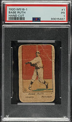 1920 W516-1 #1 Babe Ruth PSA POOR 1
