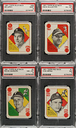 1951 Topps Blue and Red Backs Complete Set Pair (2 Sets, 104 Cards)