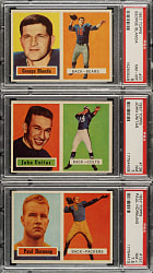 1957 Topps Football Complete Set (154) Including #138 Johnny Unitas Rookie PSA NM 7