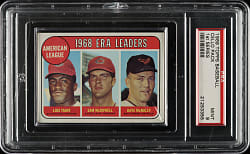 1969 Topps First Series Unopened Cello Pack PSA MINT 9