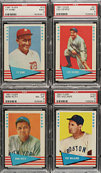 High-Grade 1961-1962 Fleer All-Time Greats Complete Set (154)
