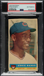 1959 Bazooka Ernie Banks PSA Authentic