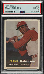 1957 Topps #35 Frank Robinson Rookie PSA EX-MT 6