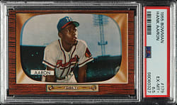 1955 Bowman #179 Hank Aaron PSA EX-MT+ 6.5