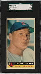 1959 Bazooka Jackie Jensen Short Print SGC VG/EX 50