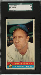 1959 Bazooka Roy Sievers Short Print SGC VG 40
