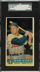 1959 Bazooka Bob Cerv Short Print SGC VG/EX 50