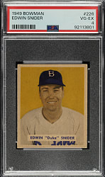 1949 Bowman #226 Duke Snider Rookie PSA VG-EX 4