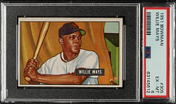 1951 Bowman #305 Willie Mays Rookie PSA EX-MT 6